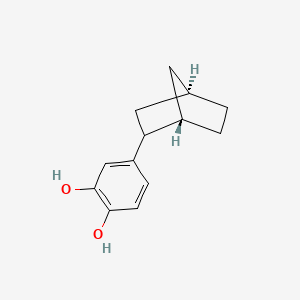 4-[(1S,4R)-2-bicyclo[2.2.1]heptanyl]benzene-1,2-diol