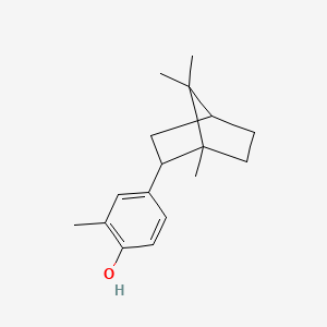 molecular formula C17H24O B7781763 2-Methyl-4-(1,7,7-trimethylbicyclo[2.2.1]hept-2-yl)phenol CAS No. 71965-25-8