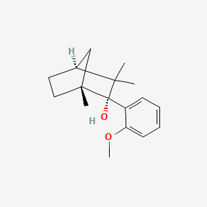 molecular formula C17H24O2 B7781764 (1R,2R,4S)-2-(2-methoxyphenyl)-1,3,3-trimethylbicyclo[2.2.1]heptan-2-ol 