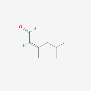 molecular formula C8H14O B7781774 (Z)-3,5-Dimethyl-2-hexenal 