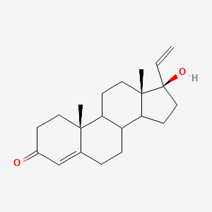 molecular formula C21H30O2 B7781857 (10R,13S,17R)-17-ethenyl-17-hydroxy-10,13-dimethyl-2,6,7,8,9,11,12,14,15,16-decahydro-1H-cyclopenta[a]phenanthren-3-one 