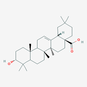 molecular formula C30H48O3 B7781897 (4aS,6aS,6bR,10R,12aR,14bS)-10-hydroxy-2,2,6a,6b,9,9,12a-heptamethyl-1,2,3,4,4a,5,6,6a,6b,7,8,8a,9,10,11,12,12a,12b,13,14b-icosahydropicene-4a-carboxylic acid 