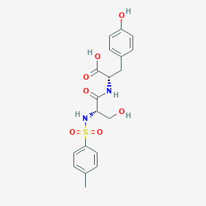 molecular formula C19H22N2O7S B7781917 N-[(4-methylphenyl)sulfonyl]-L-seryl-L-tyrosine 