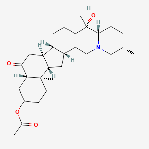 molecular formula C29H45NO4 B7781925 Sipeimine, 3-Ac 