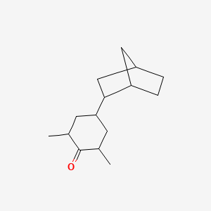 molecular formula C15H24O B7782064 4-(Bicyclo[2.2.1]hept-2-yl)-2,6-dimethylcyclohexanone 