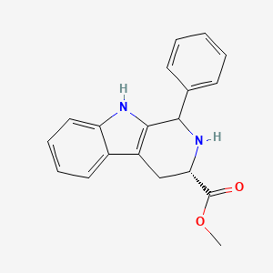 molecular formula C19H18N2O2 B7782106 methyl (3S)-1-phenyl-2,3,4,9-tetrahydro-1H-beta-carboline-3-carboxylate 