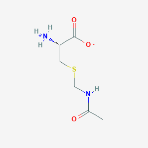 molecular formula C6H12N2O3S B7782174 (2R)-3-(acetamidomethylsulfanyl)-2-azaniumylpropanoate 