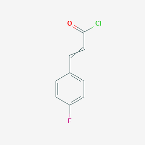 molecular formula C9H6ClFO B077822 4-氟肉桂酰氯 CAS No. 13565-08-7