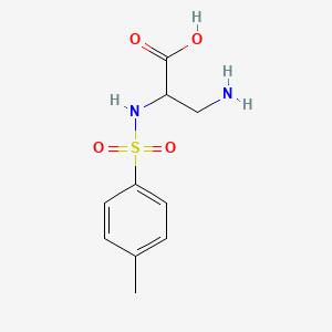 3-Amino-2-[(4-methylphenyl)sulfonylamino]propanoic acid