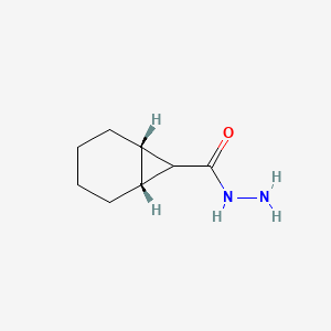 molecular formula C8H14N2O B7782219 (1R,6S,7r)-bicyclo[4.1.0]heptane-7-carbohydrazide 