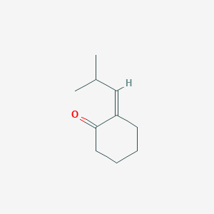 molecular formula C10H16O B7782231 (2Z)-2-(2-methylpropylidene)cyclohexan-1-one 