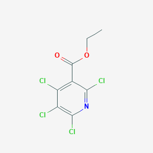 molecular formula C8H5Cl4NO2 B7782249 Ethyl 2,4,5,6-tetrachloronicotinate 