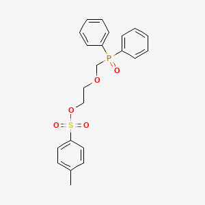 molecular formula C22H23O5PS B7782276 2-((Diphenylphosphoryl)methoxy)ethyl 4-methylbenzenesulfonate 