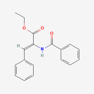 molecular formula C18H17NO3 B7782313 ethyl (2Z)-2-(benzoylamino)-3-phenylacrylate 