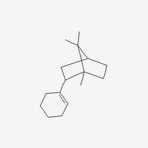 molecular formula C16H26 B7782324 2-(Cyclohex-1-en-1-yl)-1,7,7-trimethylbicyclo[2.2.1]heptane 