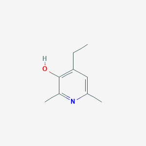 molecular formula C9H13NO B7782394 4-Ethyl-2,6-dimethylpyridin-3-ol 