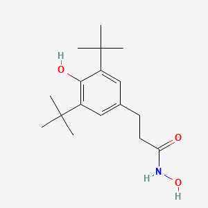 molecular formula C17H27NO3 B7782409 3-(3,5-di-tert-butyl-4-hydroxyphenyl)-N-hydroxypropanamide 