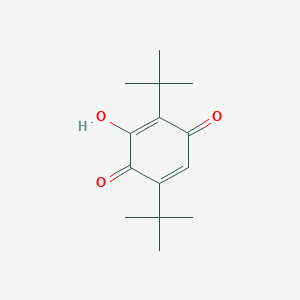 molecular formula C14H20O3 B7782505 2,5-Di-tert-butyl-3-hydroxycyclohexa-2,5-diene-1,4-dione 