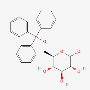 molecular formula C26H28O6 B7782700 Methyl 6-O-trityl-alpha-D-glucopyranoside 