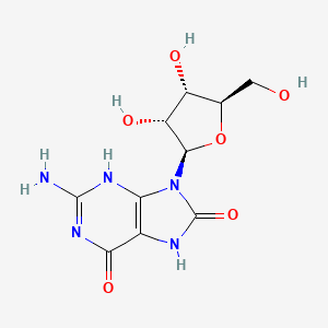 molecular formula C10H13N5O6 B7782853 CID 65131 