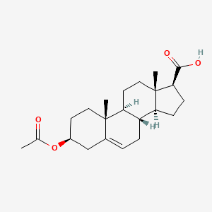 molecular formula C22H32O4 B7782890 (-)-3beta-Acetoxy-5-etienic acid CAS No. 7150-18-7
