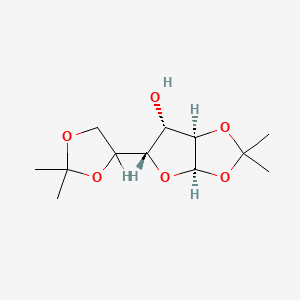 molecular formula C12H20O6 B7782896 alpha-D-Glucofuranose, 1,2:5,6-bis-O-(1-methylethylidene)- 