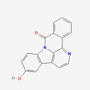molecular formula C18H10N2O2 B7782975 5-hydroxy-9H-benzo[c]indolo[3,2,1-ij][1,5]naphthyridin-9-one 