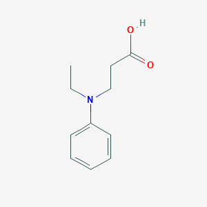molecular formula C11H15NO2 B7782987 N-ethyl-N-phenyl-beta-alanine CAS No. 3334-57-4