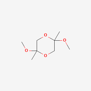 molecular formula C8H16O4 B7782999 2,5-Dimethoxy-2,5-dimethyl-1,4-dioxane CAS No. 7504-90-7