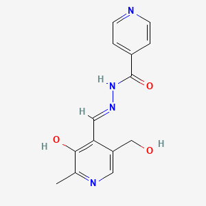 molecular formula C14H14N4O3 B7783039 Pyridoxal isonicotinoyl hydrazone CAS No. 83706-03-0