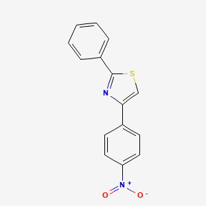 4-(4-Nitrophenyl)-2-phenyl-1,3-thiazole