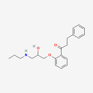 molecular formula C21H27NO3 B7783077 Propafenone CAS No. 9083-41-4