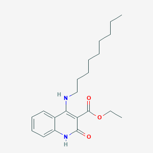 molecular formula C21H30N2O3 B7783096 Ethyl 4-(nonylamino)-2-oxo-1,2-dihydroquinoline-3-carboxylate 