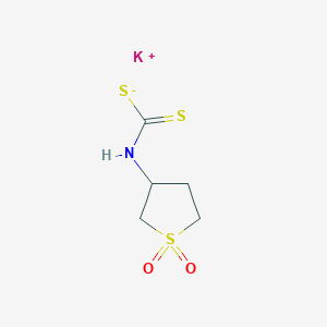 molecular formula C5H8KNO2S3 B7783103 CID 2770186 