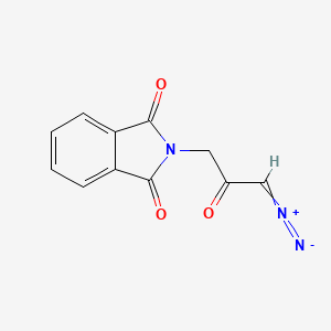 molecular formula C11H7N3O3 B7783113 N-(2-Oxo-3-diazopropyl)phthalimide 