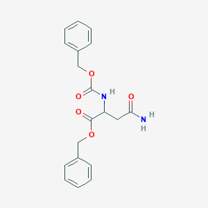 molecular formula C19H20N2O5 B7783188 benzyl N~2~-[(benzyloxy)carbonyl]asparaginate CAS No. 4668-39-7