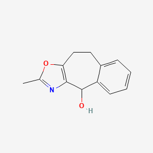 molecular formula C13H13NO2 B7783235 9,10-二氢-2-甲基-4H-苯并[5,6]环庚[1,2-d]恶唑-4-醇 