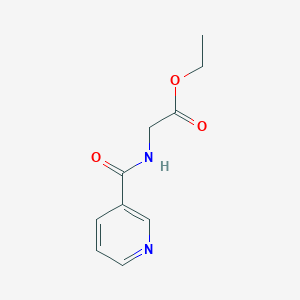 molecular formula C10H12N2O3 B7783250 2-(烟酰胺基)乙酸乙酯 