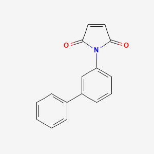 molecular formula C16H11NO2 B7783396 1-(biphenyl-3-yl)-1H-pyrrole-2,5-dione 