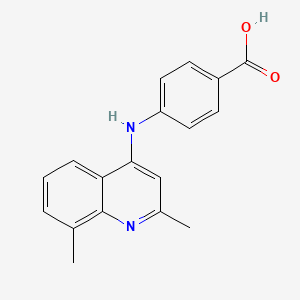 4-[(2,8-dimethylquinolin-4-yl)amino]benzoic Acid
