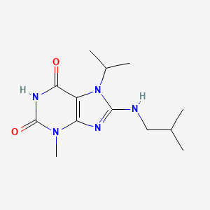 8-(isobutylamino)-7-isopropyl-3-methyl-3,7-dihydro-1H-purine-2,6-dione