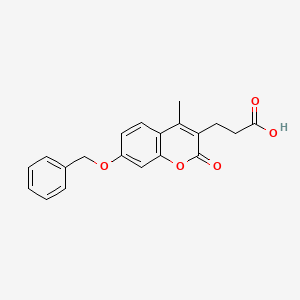 3-[7-(benzyloxy)-4-methyl-2-oxo-2H-chromen-3-yl]propanoic acid