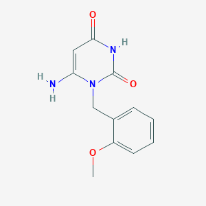 6-amino-4-hydroxy-1-(2-methoxybenzyl)pyrimidin-2(1H)-one