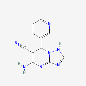molecular formula C11H9N7 B7783910 CID 16762482 