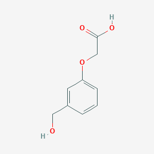 molecular formula C9H10O4 B7784019 [3-(Hydroxymethyl)phenoxy]acetic acid CAS No. 6625-88-3