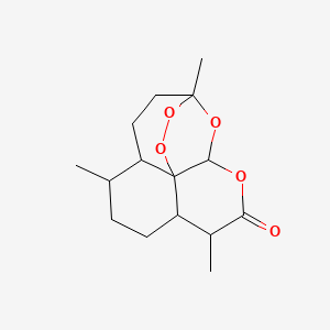 molecular formula C15H22O5 B7784056 3,6,9-trimethyloctahydro-3,12-epoxy[1,2]dioxepino[4,3-i]isochromen-10(3H)-one CAS No. 497820-35-6