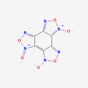 molecular formula C6N6O6 B7784144 Benzo[1,2-c:3,4-c':5,6-c'']tris[1,2,5]oxadiazole 1,4,9-trioxide 
