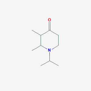 molecular formula C10H19NO B7784314 Piperidin-4-one, 1-isopropyl-2,3-dimethyl- 