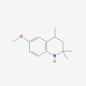 molecular formula C13H19NO B7784333 6-Methoxy-2,2,4-trimethyl-1,2,3,4-tetrahydroquinoline 