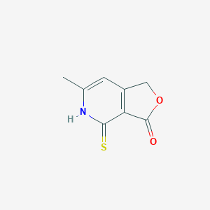 molecular formula C8H7NO2S B7784485 6-methyl-4-thioxo-4,5-dihydrofuro[3,4-c]pyridin-3(1H)-one 